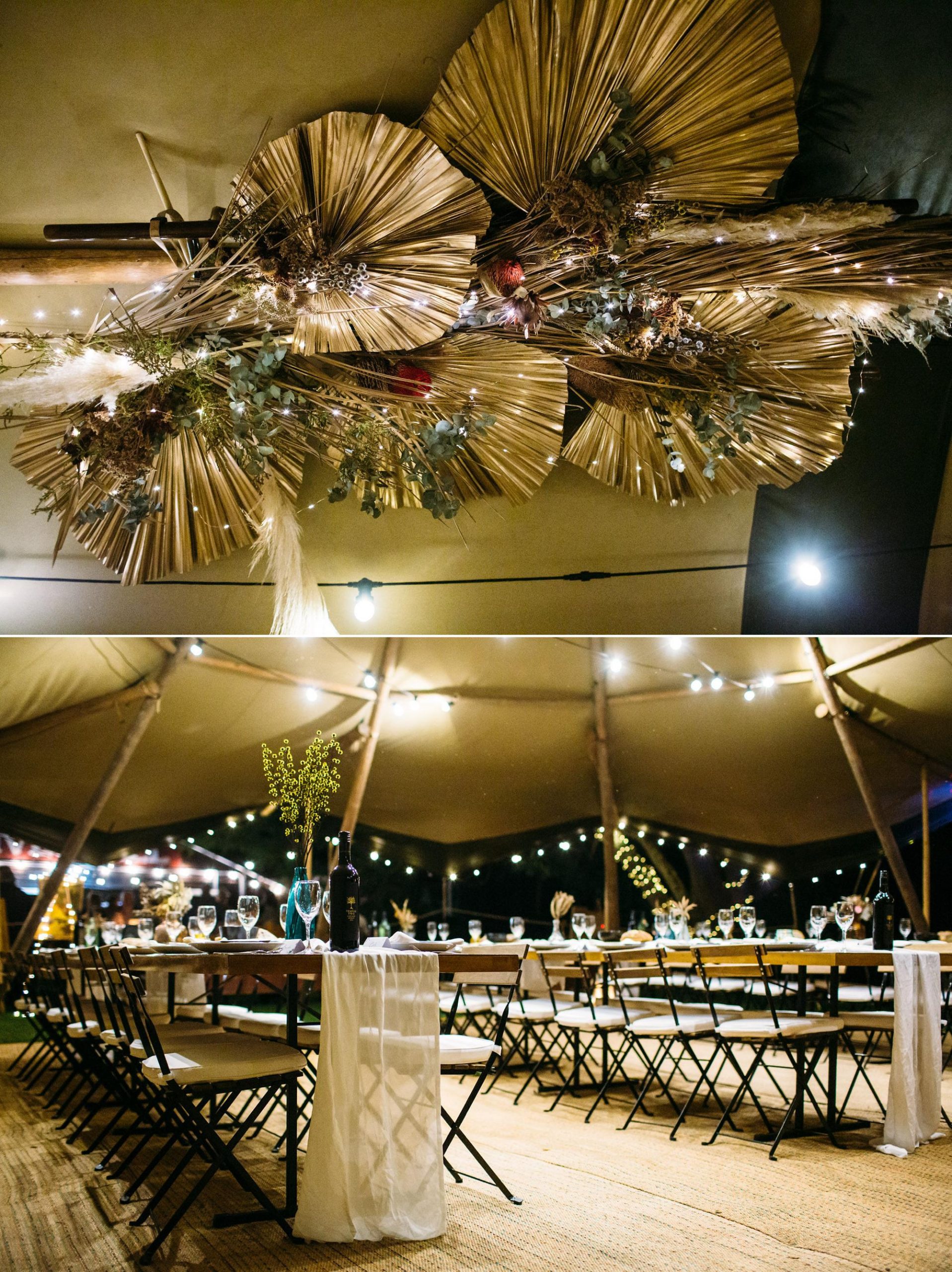 Tipi Wedding Historic Rivermill